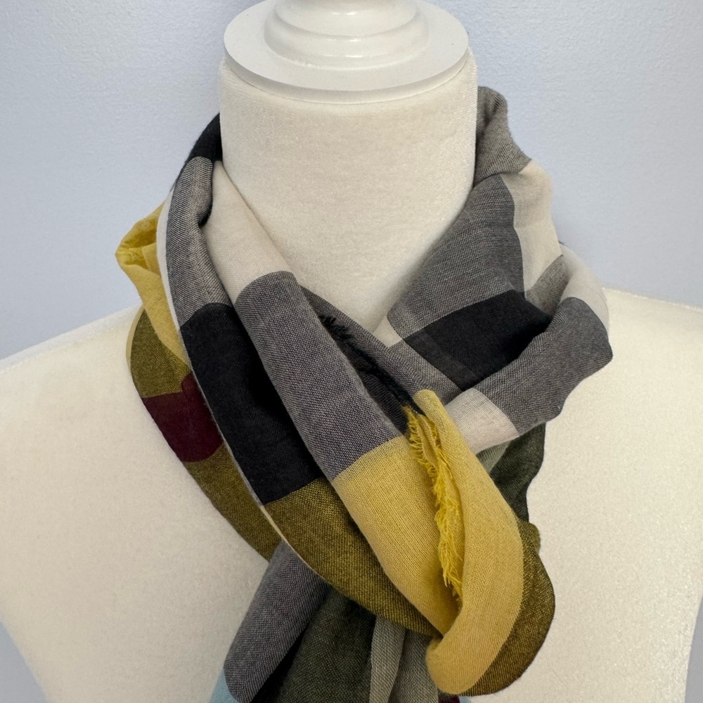 BURBERRY Women’s Plaid Multicolor Scarf - Picture 2 of 11